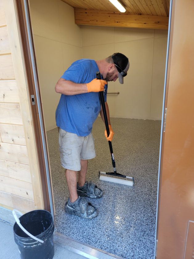 New floors installed at shelter