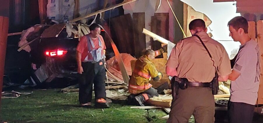 Car crashes into house in Minburn early Saturday Car crashes into house in Minburn early Saturday