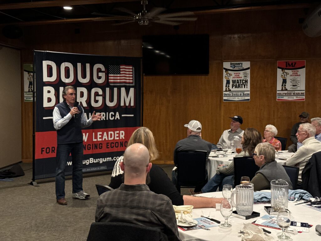 Presidential candidate Doug Burgum says he’d consider sending U.S. troops to Israel