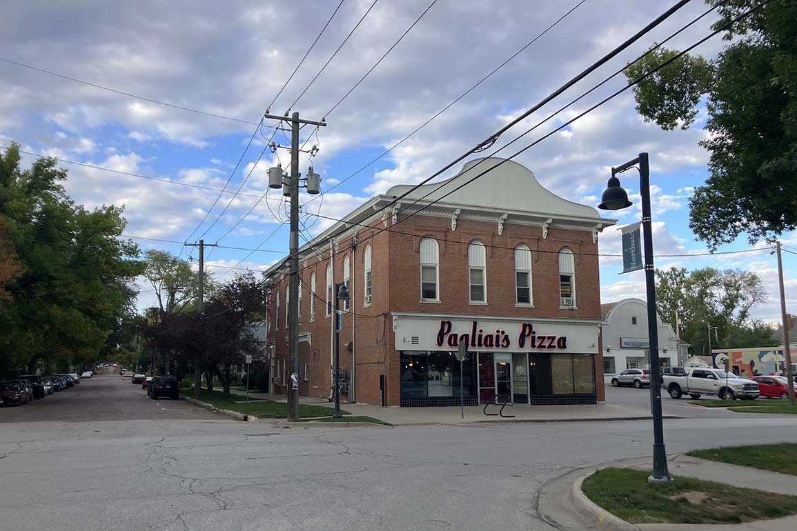 The 148-year-old building that’s home to Pagliai’s Pizza is up for sale; Iowa City officials to consider granting it landmark status 1 The 148-year-old building that’s home to Pagliai’s Pizza is up for sale; Iowa City officials to consider granting it landmark status 1