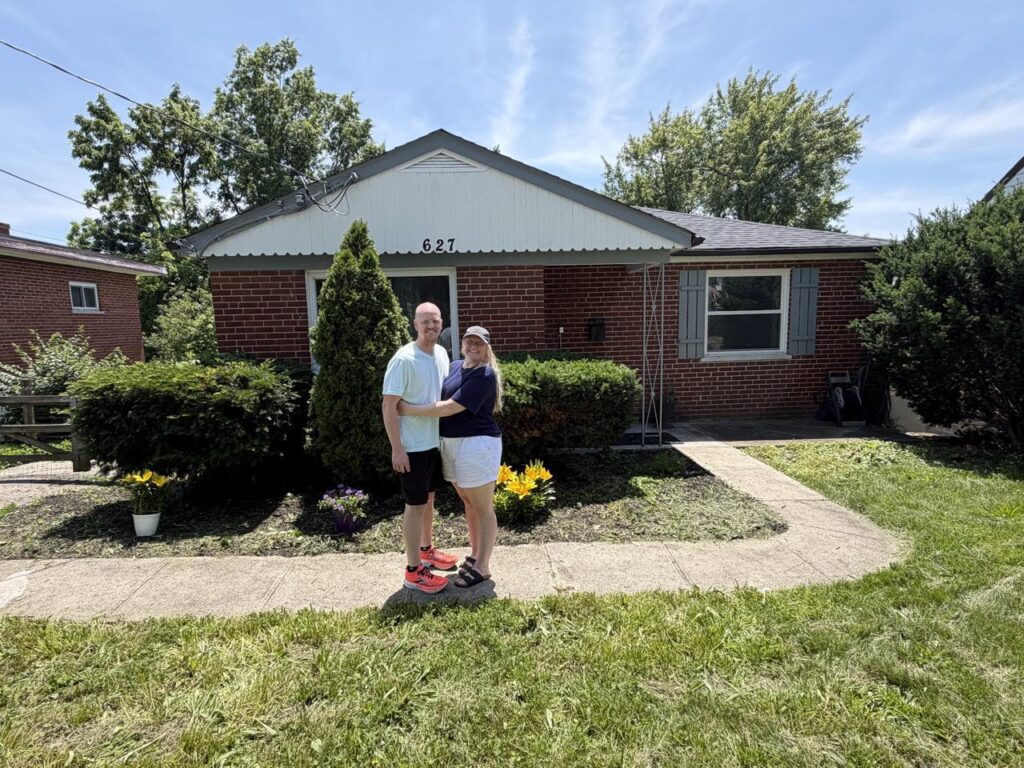 First-time homebuyers face hurdles despite gradual improvement 1 Ty and Allisha Setty pose with the two-bedroom house in suburban Cincinnati they bought in May for $170,000. Unlike many new homebuyers, the couple didn't need family help with the purchase. (Photo courtesy of Ty and Allisha Setty)