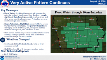 Weather Service Updates Information, More Rain 2 Weather Service Updates Information, More Rain 2