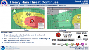 Weather Service Updates Information, More Rain 3 Weather Service Updates Information, More Rain 3