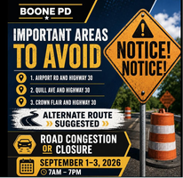 Boone Police Encourage Residents to Plan Ahead for September 1st, 2nd and 3rd, Farm Progress Show 2 Boone Police Encourage Residents to Plan Ahead for September 1st, 2nd and 3rd, Farm Progress Show 2