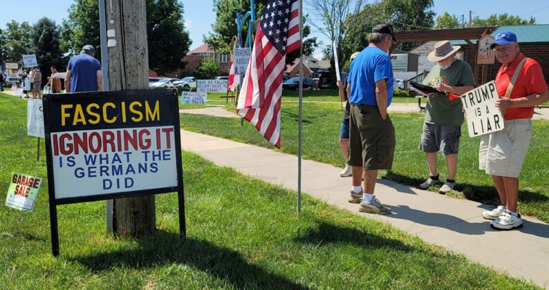 Fair is foul, and foul is fair in MAGA world, protesters say 3 Fair is foul, and foul is fair in MAGA world, protesters say 3
