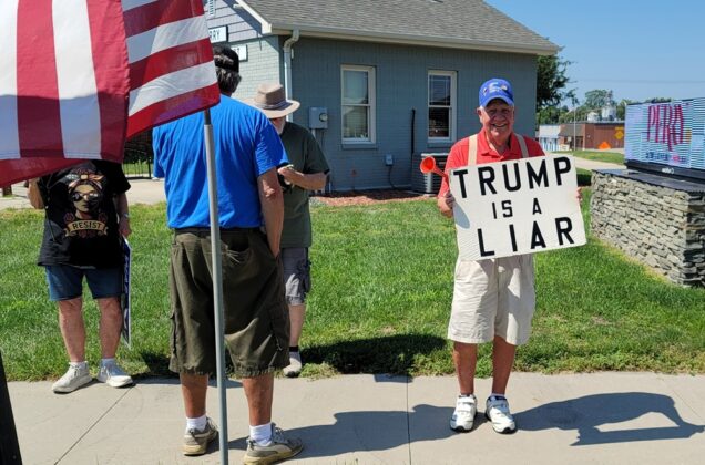 Fair is foul, and foul is fair in MAGA world, protesters say 8 Fair is foul, and foul is fair in MAGA world, protesters say 8
