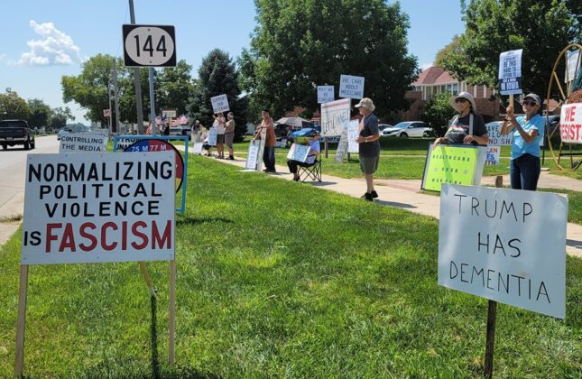 Fair is foul, and foul is fair in MAGA world, protesters say 4 Fair is foul, and foul is fair in MAGA world, protesters say 4