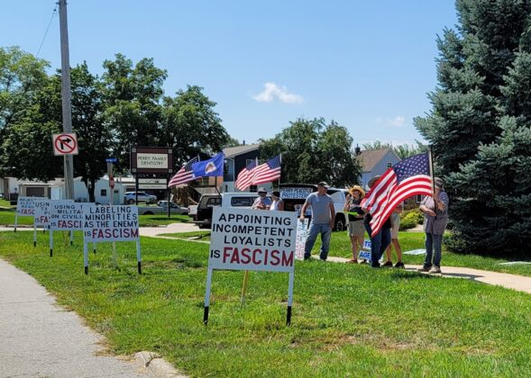 Fair is foul, and foul is fair in MAGA world, protesters say 5 Fair is foul, and foul is fair in MAGA world, protesters say 5