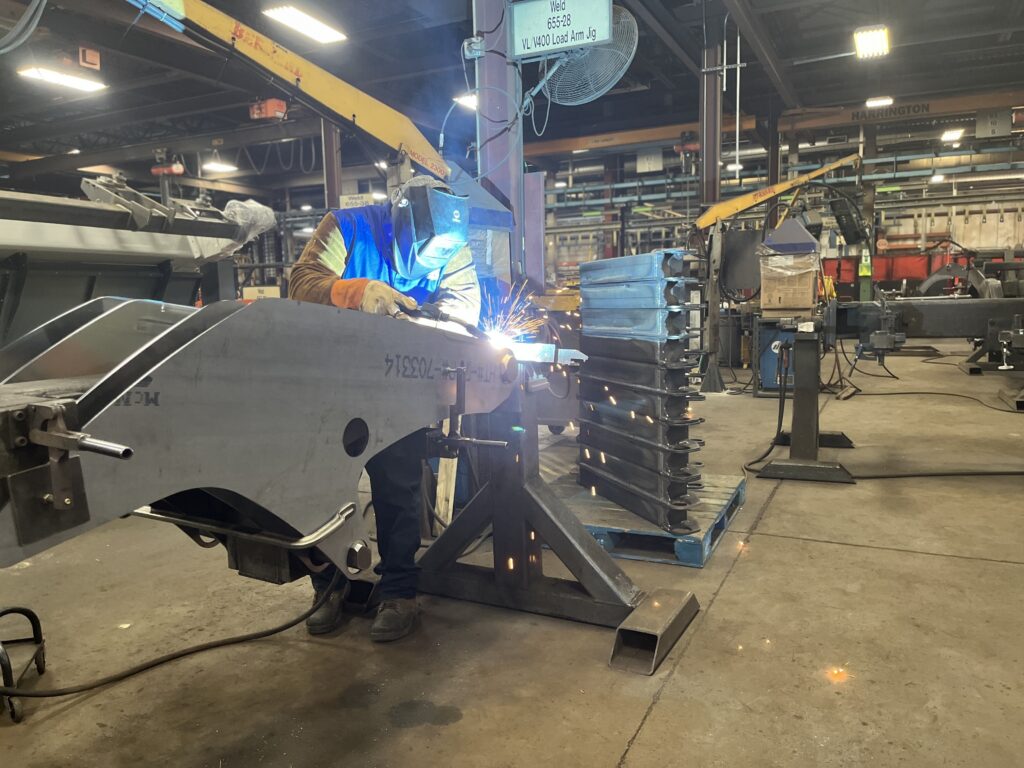 Today’s children could prosper in tomorrow’s shortage of young workers 1 A welder works at a Manitou factory in June 2023 at Madison, South Dakota. Labor shortages in North Dakota and South Dakota could be harbingers of a shortage of young people in coming years. (Photo by Joshua Haiar/South Dakota Searchlight)