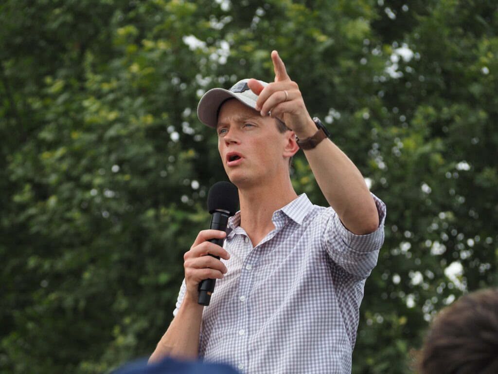 Democrat Rob Sand calls for civility in contentious Iowa governor race 1 Democrat Rob Sand calls for civility in contentious Iowa governor race 1