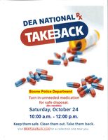Drug Take Back Saturday 2 Drug Take Back Saturday 2