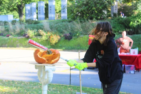Student Counseling Services holds first Pumpkin Smash 1 Student Counseling Services holds first Pumpkin Smash 1