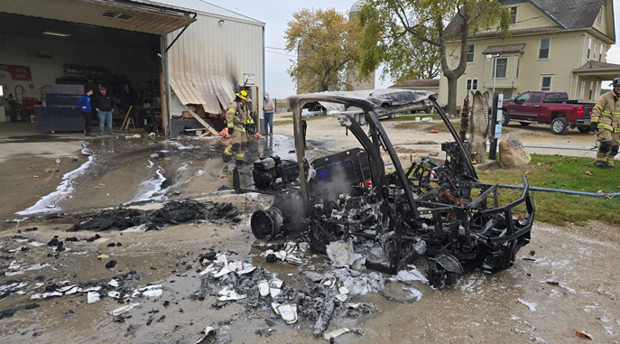 Firefighters Respond to UTV Fire in Buchanan County 1 Firefighters Respond to UTV Fire in Buchanan County 1